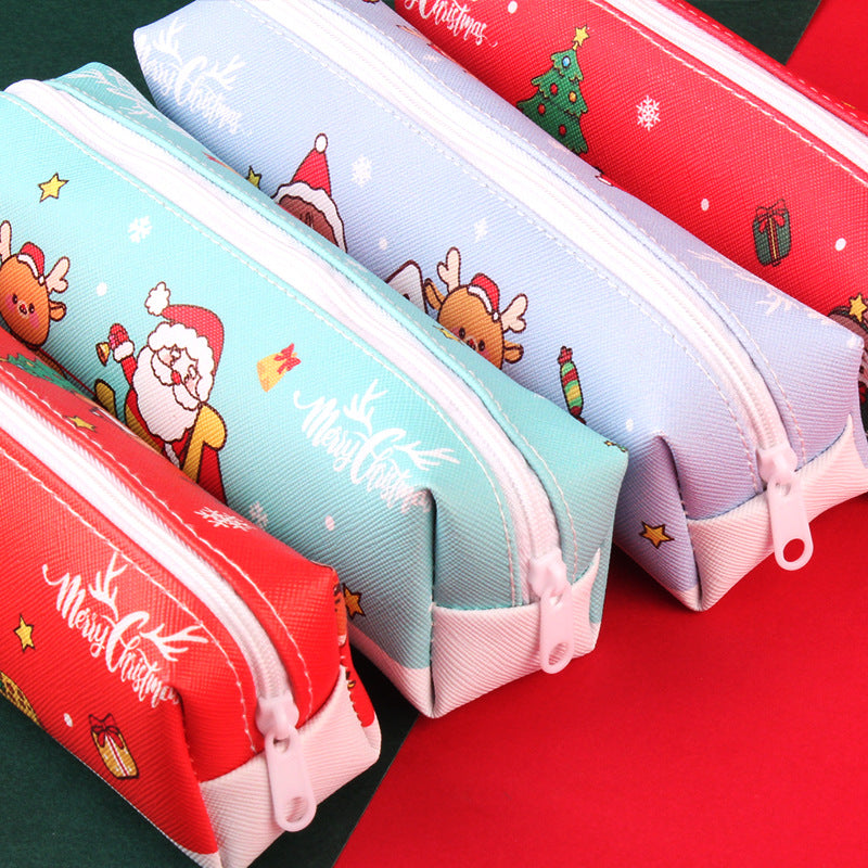 Wholesale Christmas Polyester Pencil Case